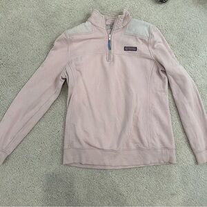 Pink Vineyard Vines Quarter Zip